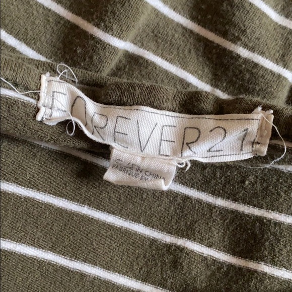 Forever21 Small stripe strapless mini dress - Picture 2 of 3